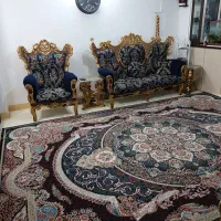 مبل سلطنتی 7نفره و عسلی|مبلمان خانگی و میز عسلی|قرچک, شهرک طلائیه|دیوار