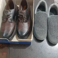 کفش چرم و جورابی