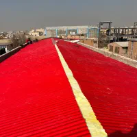 شیروانی خرپا پوشش سقف نما ولمبه ایرانیت پلی کربنات