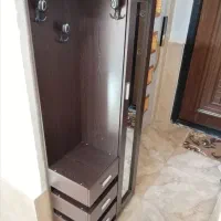 جاکفشی دارای آینه قدی و رخت‌آویز|جاکفشی، کمد، دراور|ابهر, |دیوار