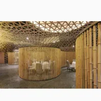 نی نیزار (بامبو)|گل و گیاه طبیعی|سرخرود, |دیوار