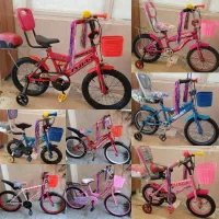 دوچرخه های کمک دار در سایز های 12.16.20 سالم و نو