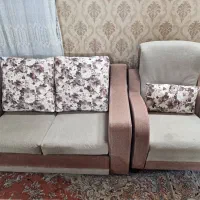 مبل ۹ نفره به همراه میز جلو و ۴ میز عسلی و دو‌روکش|مبلمان خانگی و میز عسلی|محمودآباد, |دیوار