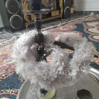 قلیون اهنی و شیشه ایی خیلی زیبا