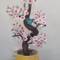 درختچه بونسای مصنوعی|گل مصنوعی|همدان, |دیوار