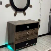 تخت و خواب یک نفره طرح کشتی|تخت و سرویس خواب|سردشت, |دیوار