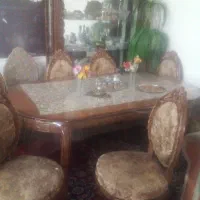 میزپزیرایی ودکورچوبی اینه ای