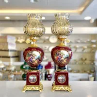 چراغ جفتی فیتیله ای 2 تیکه