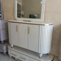 ست آینه کنسول و میز تلویزیون رخش مرمر *اثاث مارکت|بوفه، ویترین، کنسول|سیرجان, |دیوار