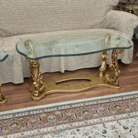 ست میز جلو مبلی ۳تایی چوبی راش