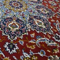 قالی ۱۲متری زمینه قرمز قدیمی