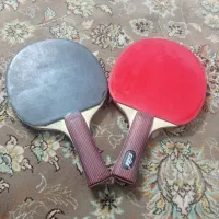 دو عدد راکت پینگ پنگ و تور پینگ پنگ و توپ پینگ پنگ|تجهیزات ورزشی|تهران, خاوران|دیوار