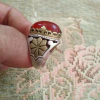 انگشتر نقره قدیمی|جواهرات|بیرجند, |دیوار