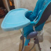 صندلی غذای کودک آبی رنگ|تخت و صندلی بچه|قم, بنیاد|دیوار
