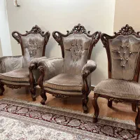 سرویس مبل سلطنتی ۹ نفره به همراه جلو مبلی ست|مبلمان خانگی و میز عسلی|بابل, |دیوار