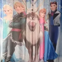 پرده السا مدل پانچ همراه حریر