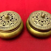 قندان برنز برنزی مجسمه اسب شیر