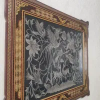 تابلو قلم زنی دوغزال ون یکاد تابلو مسی خاتم کاری|تابلو، نقاشی، عکس|تهران, دولتآباد|دیوار