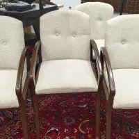 4 عدد صندلی غذاخوری چوبی