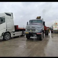 بنز تک جرثقیل کفی دار مدل ۴۶ آماده کار