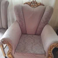 ی دست مبل ۷ نفره با عسلی و میز وسط