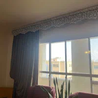 تاج پرده سبک کلاسیک شیری شکلاتی کاملا سالم|پرده، رانر، رومیزی|اصفهان, سپاهان‌شهر|دیوار