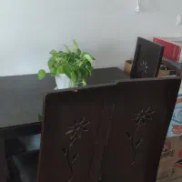 میز ناهارخوری ۴ نفره  یک میلیون|میز و صندلی غذاخوری|سیاهکل, |دیوار