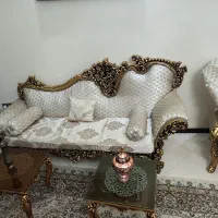 یک دست مبلمان و میز غذاخوری ۸ نفره در حد نو|مبلمان خانگی و میز عسلی|تهران, کاج|دیوار