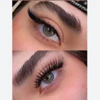 اصلاح صورت باشمع وکاشت انواع مژه فیشیال صورت