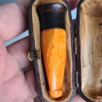 چوب سیگار کهربا عتیقه آلمانی|کلکسیون اشیاء عتیقه|تهران, سردارجنگل|دیوار