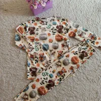 ست بلوزشلوار مخمل سه بعدی،جنس مغازه نصف قیمت بازار