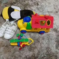 تعدادی اسباب بازی وکتونی وچکمه همه 490000
