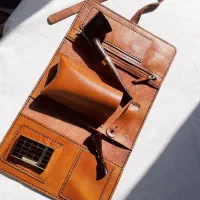 ست پیپ جعبه دار با کیف چرم