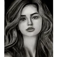 سفارش طراحی چهره سیاه قلم