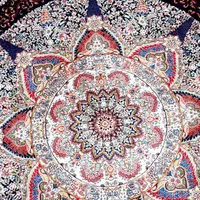 دوعددفرش دستباف گونه کهکشانی۱۰۰۰شانه ده رنگ|فرش|اقلید, |دیوار