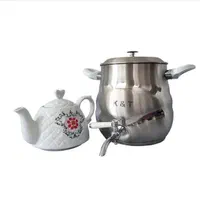 کتری قوری استیل کف چدن|قوری، کتری، قهوهساز دستی|اصفهان, احمدآباد|دیوار