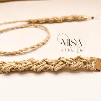 بند عینک بافت رافیا  خاص، سبک و دست‌ساز|زیورآلات و اکسسوری|رشت, دباغیان|دیوار