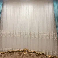 پرده توری بدون والان|پرده، رانر، رومیزی|تهران, خانی آباد نو شمالی|دیوار
