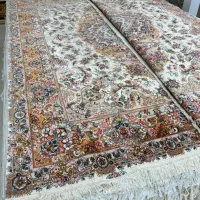 فرش تبریز اقساطی ۹متری دستباف خطیبی ۶۰رج ۷۰٪ابریشم