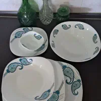 سرویس پارس اوپال۲۶پارچه و چینی بُن چاینا ۱۰۶ پارچه|ظروف سرو و پذیرایی|خرم‌آباد, |دیوار