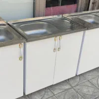 کابینت آماده زیر سینک فلزی و MDF با سینک ظرفشویی|مصالح و تجهیزات ساختمان|قدس, شهر‌قدس|دیوار