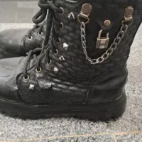 بوت دخترانه مشکی ساق دار