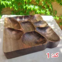 ظروف چوبی اردو خوری دکوری تزئینی|ظروف سرو و پذیرایی|تاکستان, |دیوار