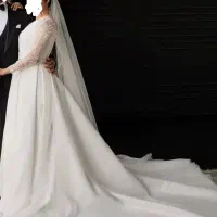 لباس عروس مزون دوز یکبار استفاده شده