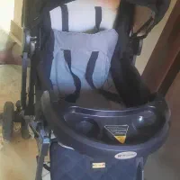 کالسکه و ماشین شارژی بزرگ تاب کودک