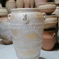 کوزه خمره گلدان سفال خام و پتینه کد 45|صنایع دستی و سایر لوازم تزئینی|تهران, گلستان (شهرک راه آهن)|دیوار