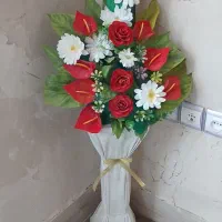 شستشوی انواع گل های اداری  هر مدل گل عین روز اول|صنایع دستی و سایر لوازم تزئینی|قوچان, |دیوار