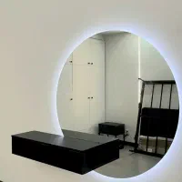 شلف دیواری هایگلاس درب مگنتی