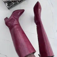 بوت بلند زیر زانو پینترستی سایز 38|کیف، کفش، کمربند|تربتحیدریه, شهید قرنی|دیوار