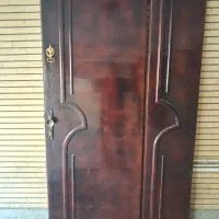 درب دولنگه چوبی آپارتمان